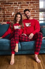 Piżama Cornette 671/421  Winter dł/r Christmas 3XL-5XL damska