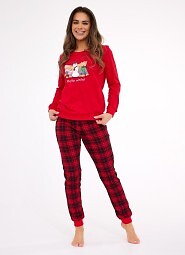 Piżama Cornette 671/421  Winter dł/r Christmas 3XL-5XL damska