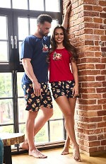 Piżama Cornette 628/432 Teddy 2 kr/r Christmas 3XL-5XL damska