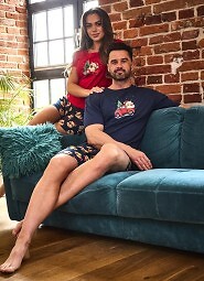 Piżama Cornette 628/432 Teddy 2 kr/r Christmas 3XL-5XL damska