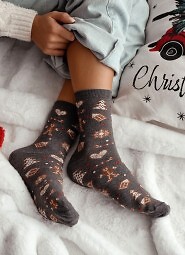 Skarpety Milena 1283-038 Pierniki Świąteczne 37-41