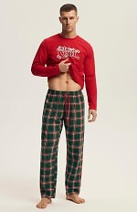 Piżama Henderson 43459 Nougat dł/r M-3XL