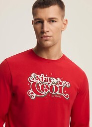 Piżama Henderson 43459 Nougat dł/r M-3XL