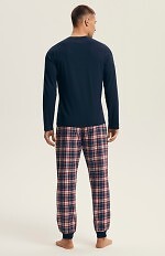 Piżama Henderson 43457 Noir dł/r M-3XL