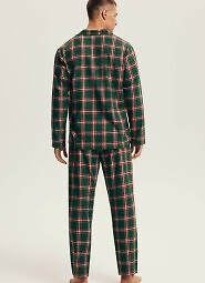 Piżama Henderson 43460 Nut dł/r M-3XL rozpinana