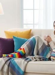 Skarpety Rebeka 44005 Paski Palce 35-40