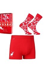 Komplet Moraj MBS1800-007 Bokserki+Skarpety M-2XL/40-45