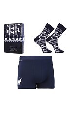 Komplet Moraj MBS1800-007 Bokserki+Skarpety M-2XL/40-45