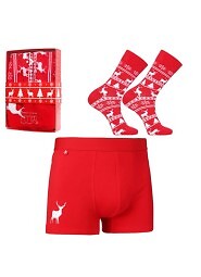 Komplet Moraj MBS1800-007 Bokserki+Skarpety M-2XL/40-45