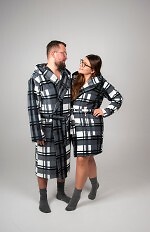 Szlafrok De Lafense 031 Kocyk S-XL damski