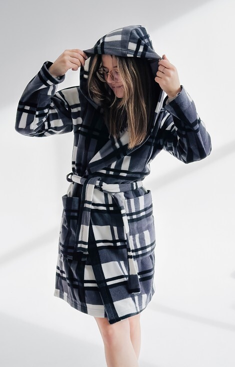 Szlafrok De Lafense 031 Kocyk S-XL damski