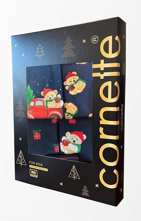 Komplet Cornette 913/01 Świąteczny A'6 M-XL