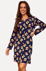 Koszula Cornette 104/474 Teddy 7 dł/r 3XL-5XL damska rozpinana