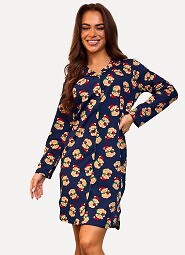 Koszula Cornette 104/474 Teddy 7 dł/r 3XL-5XL damska rozpinana