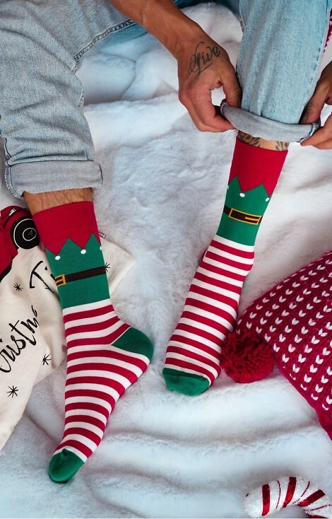 Skarpety Milena 1290-038 Elf świateczne 39-46