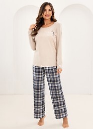 Piżama Regina 743 dł/r 2XL damska