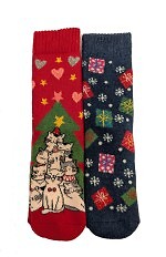 Skarpety WiK 37898 Świąteczne 35-42 A'2
