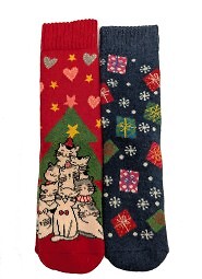 Skarpety WiK 37898 Świąteczne 35-42 A'2