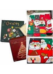 Skarpety WiK M898 Merry Christmas Pudełko A'4 35-46