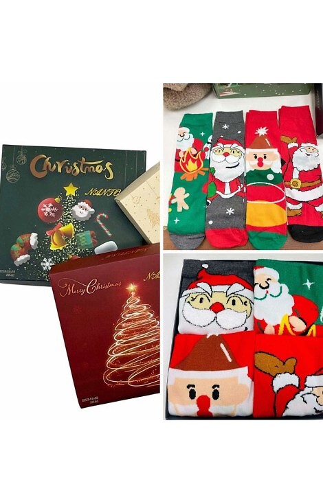 Skarpety WiK M898 Merry Christmas Pudełko A'4 35-46