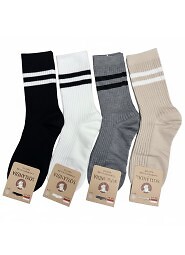 Skarpety WiK Soxlandia 044 Kaszmir Dwa Paski 12 35-42