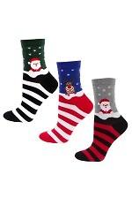 Skarpety Moraj CSLS 450-003/3 A'3 Świąteczne Pudełko 35-41