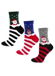 Skarpety Moraj CSLS 450-003/3 A'3 Świąteczne Pudełko 35-41