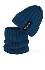 Komplet AJS 50-251 Czapka+tuba męski