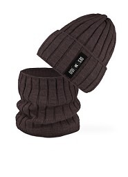 Komplet AJS 50-251 Czapka+tuba męski