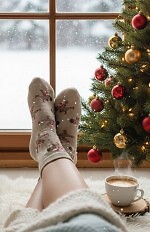 Skarpety Milena Kapibara na łyżwach 37-41