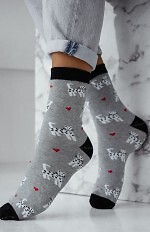 Skarpety Milena 0200-196 Małe Kotki Serduszka 37-41
