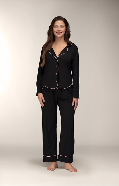 Piżama Mademoiselle Sommeil CC0154 Midnight Ease dł/r S-XL rozpinana