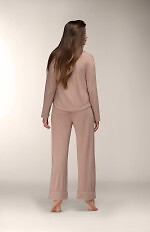 Piżama Mademoiselle Sommeil CC0153 Mocca Ease dł/r S-XL rozpinana