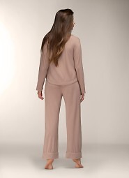 Piżama Mademoiselle Sommeil CC0153 Mocca Ease dł/r S-XL rozpinana