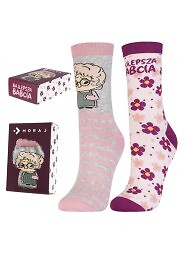 Skarpety Moraj CSLB450-004 Najlepsza Babcia A'2 35-41