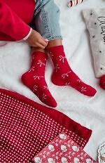 Skarpety Milena 0200-198 Kokardki 37-41