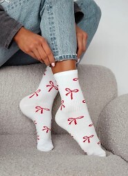 Skarpety Milena 0200-198 Kokardki 37-41