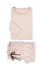 Piżama Mademoiselle Sommeil CC0141/02 Winter Bloom dł/r S-XL