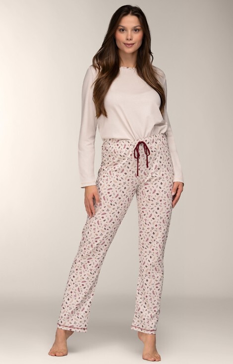 Piżama Mademoiselle Sommeil CC0141/02 Winter Bloom dł/r S-XL