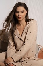Piżama Mademoiselle Sommeil CC0158 Morning Kiss S-XL rozpinana