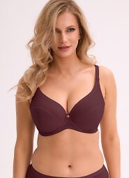 Biustonosz semi soft Gaia BS 1058 Sonia Wino