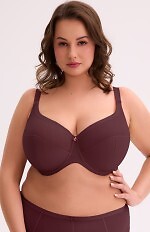 Biustonosz semi soft Gaia BS 1058 Maxi Wino