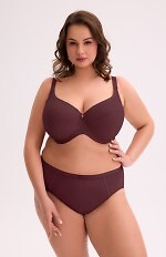 Biustonosz semi soft Gaia BS 1058 Maxi Wino