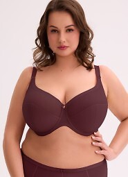 Biustonosz semi soft Gaia BS 1058 Maxi Wino