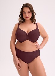 Biustonosz semi soft Gaia BS 1058 Maxi Wino