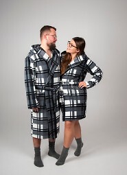 Szlafrok De Lafense 034 Kocyk M-2XL męski