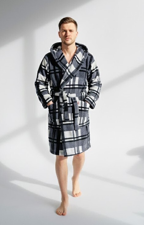 Szlafrok De Lafense 034 Kocyk M-2XL męski