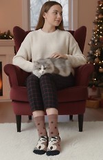 Skarpety WiK 002 Angora Damskie 02 Koty 35-42