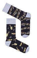 Skarpety Milena 0125-078 Trąbki I Saksofon 43-46