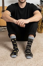 Skarpety Milena 0125-078 Trąbki I Saksofon 43-46